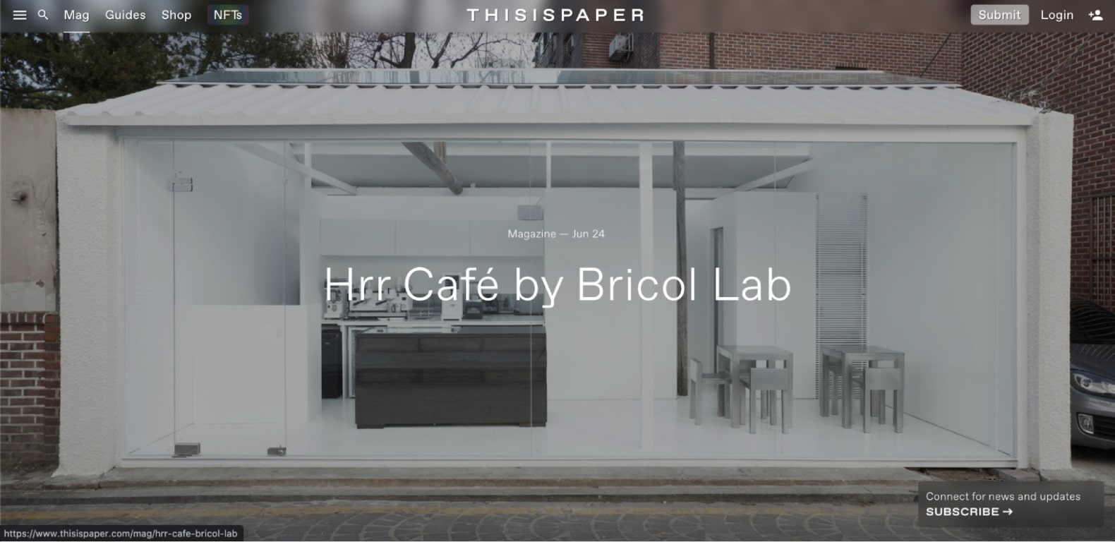 Example of Single Visual Layout